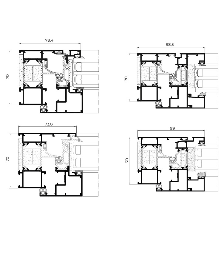 COR 70 Evolution secciones técnicas