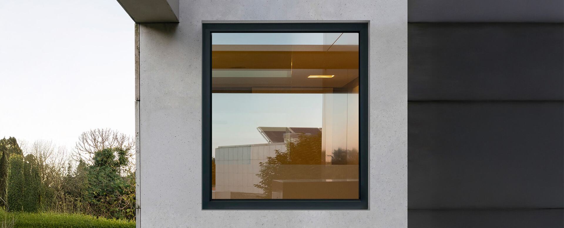 COR 70 Hidden Sash on facade