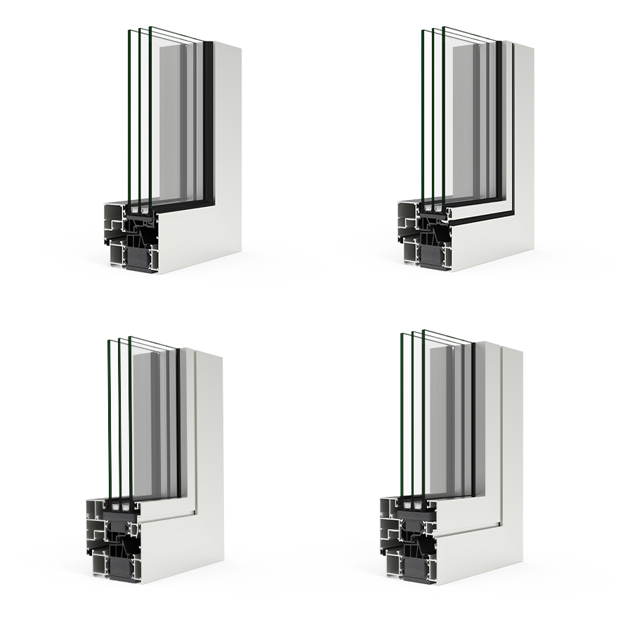 COR 80 Evolution - ventanas de aluminio y PVC Cortizo