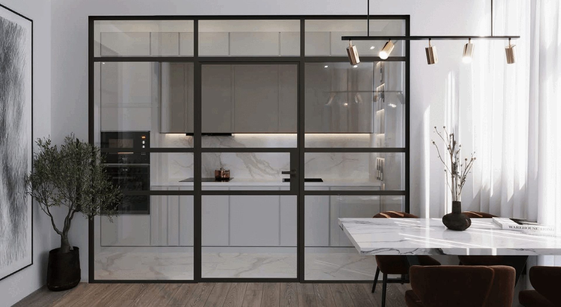 Design 35 İç bölme - alüminyum ve PVC pencereler Cortizo