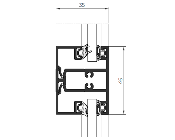 Design 35 Divisorio interno