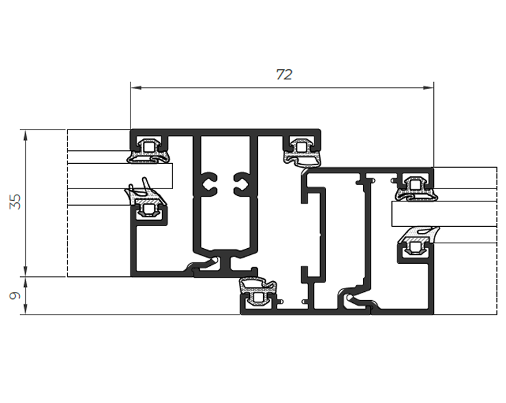 Design 35 Divisorio interno