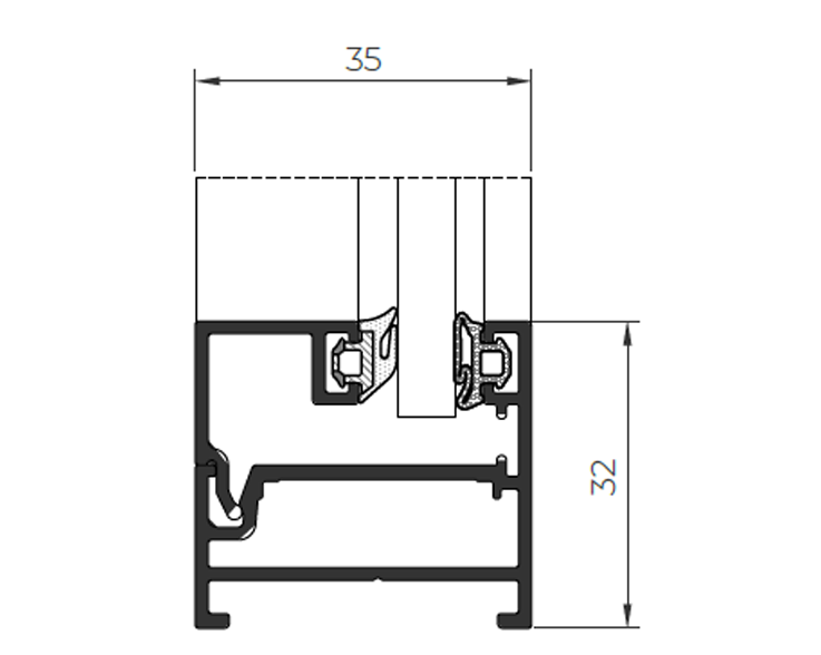 Design 35 Divisorio interno