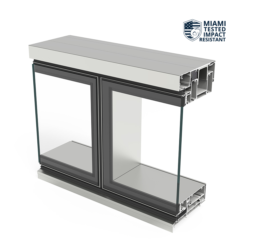 Window Wall 80 Florida - ventanas de aluminio y PVC Cortizo