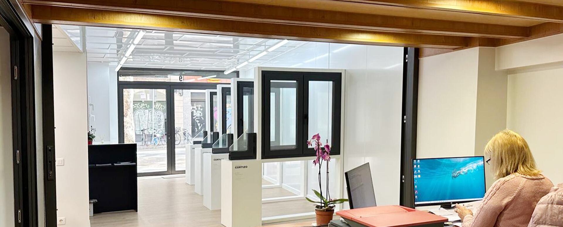 Exposición Cortizo Windows en Copermo - aluminium and PVC windows Cortizo