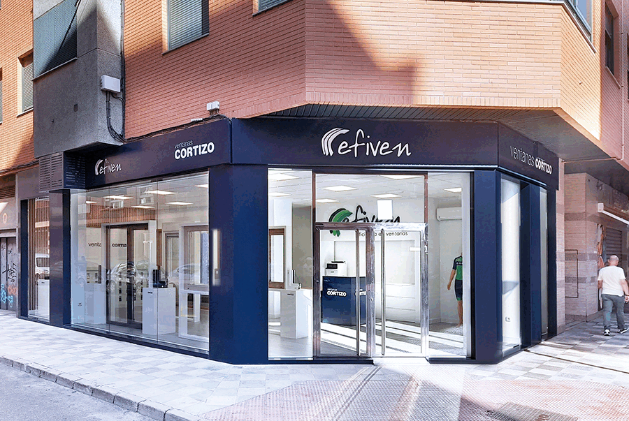 Fachada Efiven - aluminium and PVC windows Cortizo