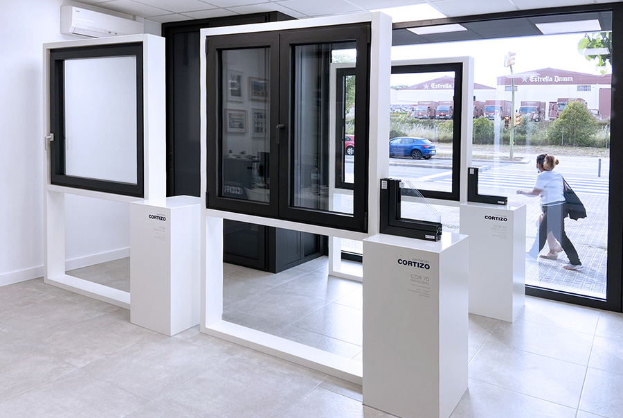 Showroom Finestec - hliníková a PVC okna Cortizo