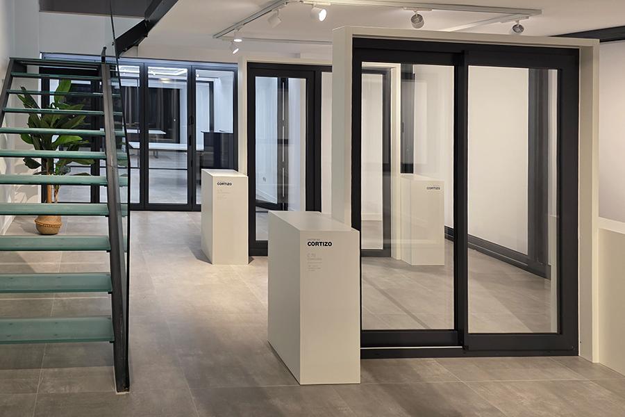 Showroom Ventcor - fenêtres en aluminium et PVC Cortizo